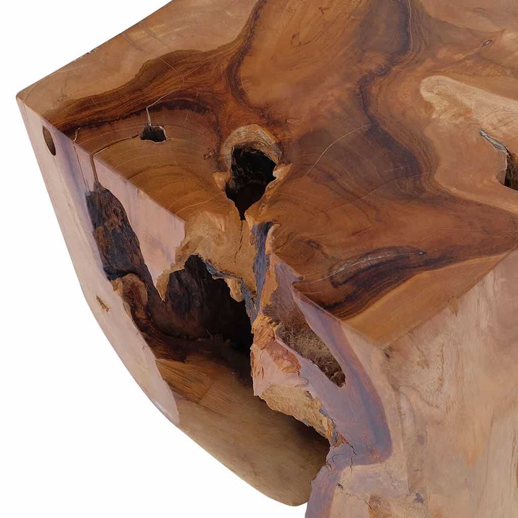 vidaXL Σκαμπό από Μασίφ Ξύλο Teak