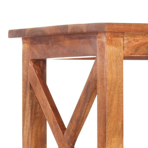 vidaXL Βιβλιοθήκη 60x30x160 εκ. Μασίφ Ξύλο Ακακίας με Μελί Φινίρισμα