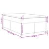 vidaXL Κρεβάτι Boxspring με Στρώμα Σκούρο Μπλε 120x190 εκ. Βελούδινο