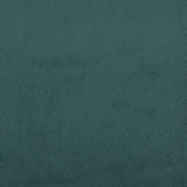 vidaXL Κρεβάτι Boxspring με Στρώμα Σκούρο Πράσινο 100x200εκ. Βελούδινο