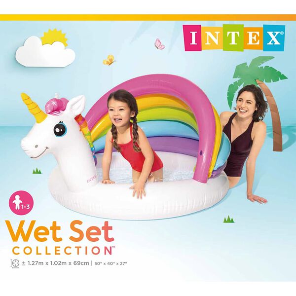 Intex Παιδική Πισίνα Μονόκερος 127 x 102 x 69 εκ.