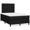 vidaXL &Kappa;&rho;&epsilon;&beta;ά&tau;&iota; Boxspring &mu;&epsilon; &Sigma;&tau;&rho;ώ&mu;&alpha; & LED &Mu;&alpha;ύ&rho;&omicron; 120x190 &epsilon;&kappa;. &Upsilon;&phi;&alpha;&sigma;&mu;ά&tau;&iota;&nu;&omicron;