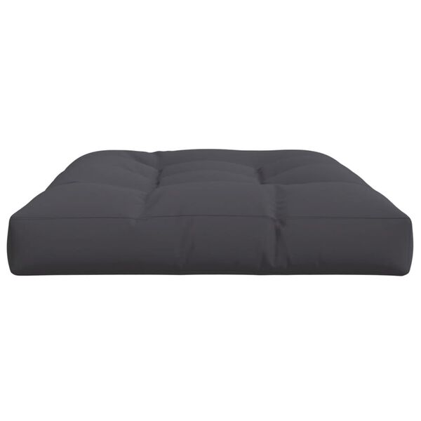 vidaXL Μαξιλάρι Παλέτας Ανθρακί 120 x 80 x 12 εκ. Υφασμάτινο