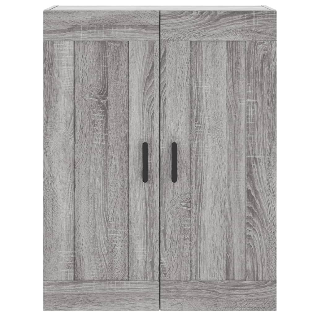 vidaXL Ντουλάπι Γκρι Sonoma 69,5 x 34 x 180 εκ. Επεξεργασμένο Ξύλο