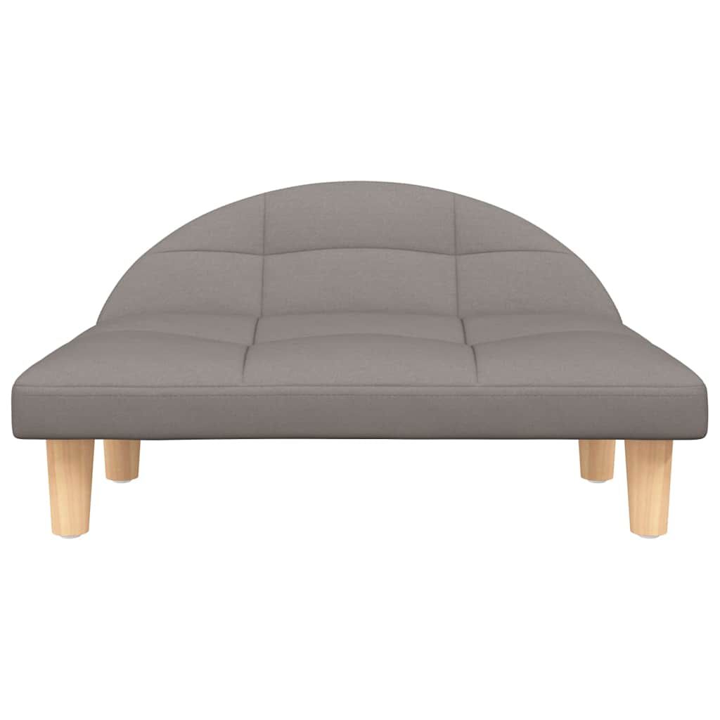 vidaXL Κρεβάτι Σκύλου Taupe 70 x 52 x 30 εκ. Υφασμάτινο