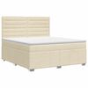 vidaXL &Kappa;&rho;&epsilon;&beta;ά&tau;&iota; box spring &mu;&epsilon; &sigma;&tau;&rho;ώ&mu;&alpha; &Kappa;&rho;&epsilon;&mu; 140 x 190 cm Ύ&phi;&alpha;&sigma;&mu;&alpha;