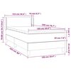 vidaXL &Kappa;&rho;&epsilon;&beta;ά&tau;&iota; Boxspring &mu;&epsilon; &Sigma;&tau;&rho;ώ&mu;&alpha; &Sigma;&kappa;&omicron;ύ&rho;&omicron; &Pi;&rho;ά&sigma;&iota;&nu;&omicron; 100x200&epsilon;&kappa;. &Beta;&epsilon;&lambda;&omicron;ύ&delta;&iota;&nu;&omicron;