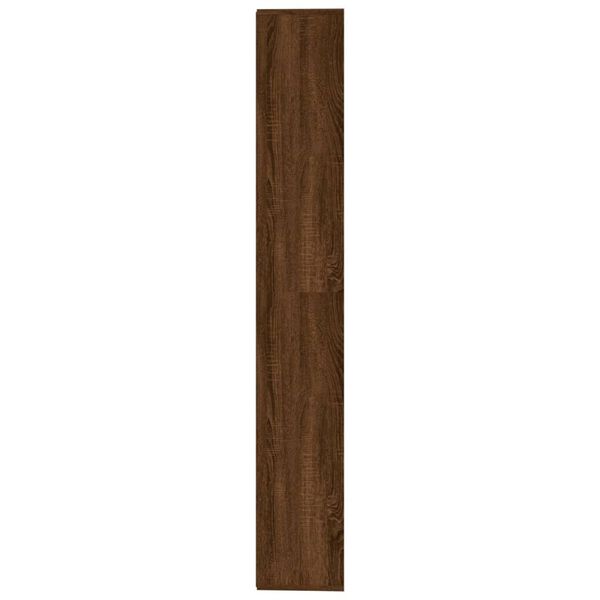 vidaXL Βιβλιοθήκη Καφέ Δρυς 155 x 24 x 160 εκ.