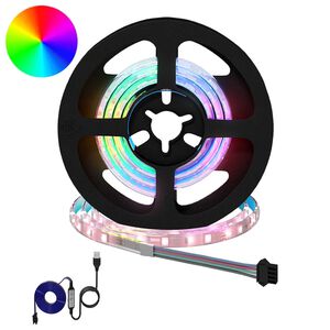 vidaXL &Lambda;&omega;&rho;ί&delta;&alpha; LED 2 &tau;&mu;&chi;. &Mu;&alpha;ύ&rho;&omicron; &kappa;&alpha;&iota; &Delta;&iota;&alpha;&phi;&alpha;&nu;έ&sigmaf; &Chi;&alpha;&lambda;&kappa;ό&sigmaf; &kappa;&alpha;&iota; &Pi;&lambda;&alpha;&sigma;&tau;&iota;&kappa;ό