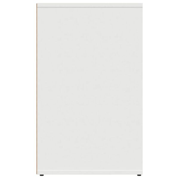 vidaXL Ντουλάπι Γυαλιστερό Λευκό 80 x 40 x 65εκ.από Επεξεργασμένο Ξύλο