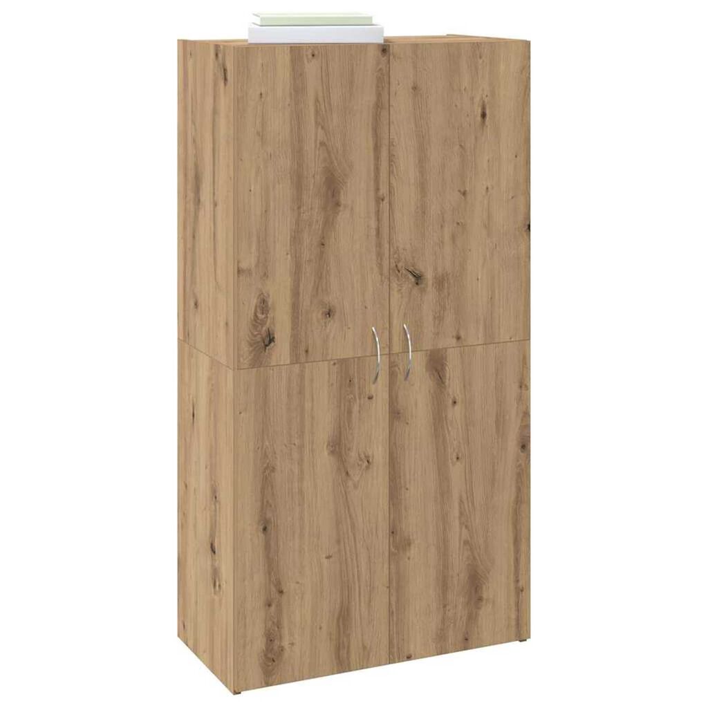 vidaXL Γραφείο Ντουλάπι με ράφι με πόρτα artisan δρυς 60 x 32 x 115 cm