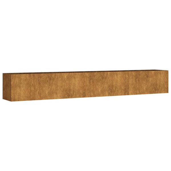 vidaXL Ζαρντινιέρα 280 x 40 x 40 εκ. από Ατσάλι Σκληρυθέν στον Αέρα