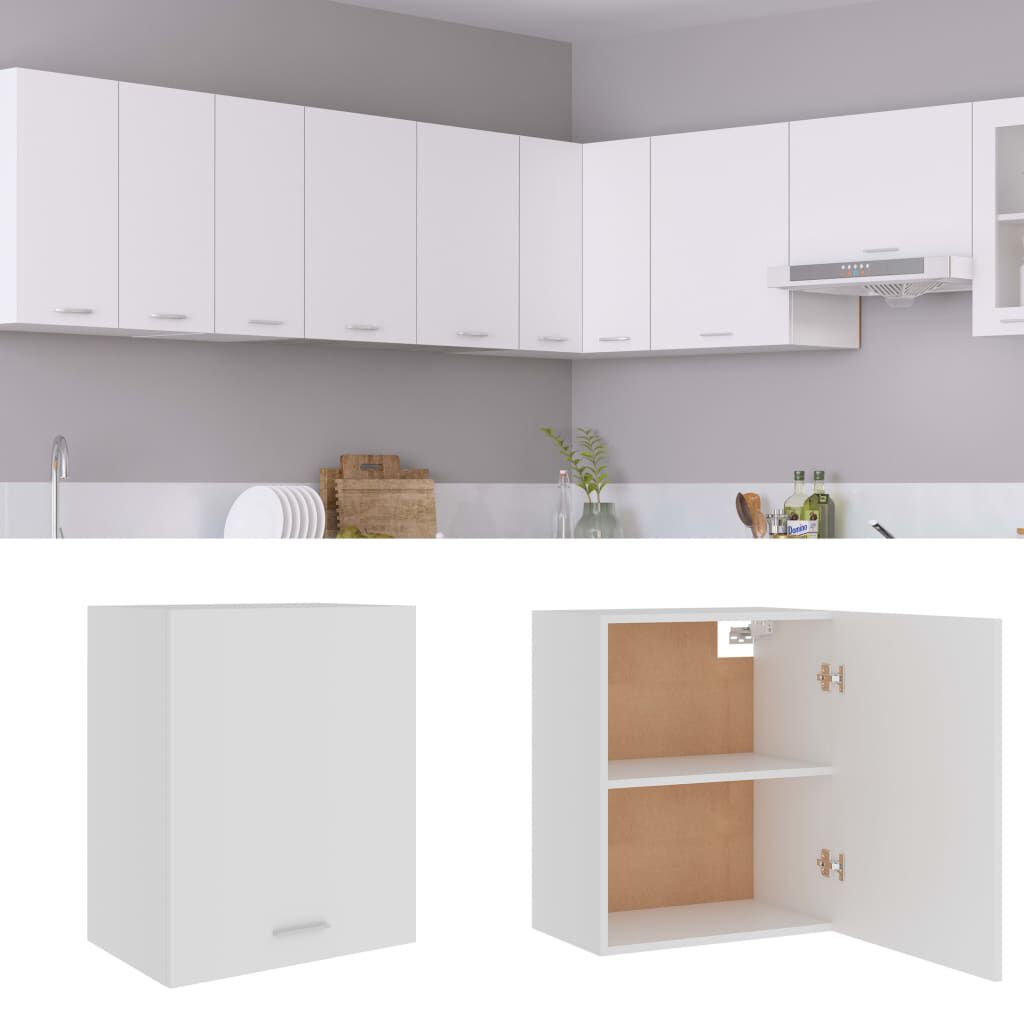 vidaXL Ντουλάπι Κρεμαστό Lyon Λευκό 50x31x60 εκ. από Επεξ. Ξύλο