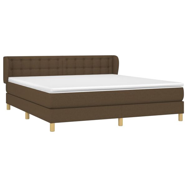 vidaXL &Kappa;&rho;&epsilon;&beta;ά&tau;&iota; Boxspring &mu;&epsilon; &Sigma;&tau;&rho;ώ&mu;&alpha; &Sigma;&kappa;&omicron;ύ&rho;&omicron; &Kappa;&alpha;&phi;έ 160x200 &epsilon;&kappa; &Upsilon;&phi;&alpha;&sigma;&mu;ά&tau;&iota;&nu;&omicron;