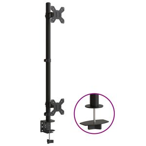 vidaXL &Beta;ά&sigma;&eta; &Omicron;&theta;ό&nu;&eta;&sigmaf; &Delta;&iota;&pi;&lambda;ή VESA &Mu;&alpha;ύ&rho;&eta; 75/100 &chi;&iota;&lambda;. &alpha;&pi;ό &Alpha;&tau;&sigma;ά&lambda;&iota;