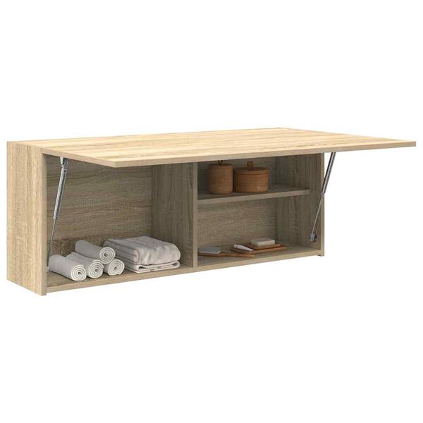 vidaXL &Nu;&tau;&omicron;&upsilon;&lambda;ά&pi;&iota; &tau;&omicron;ί&chi;&omicron;&upsilon; &mu;&pi;ά&nu;&iota;&omicron;&upsilon; Sonoma Oak 100x25x40 cm