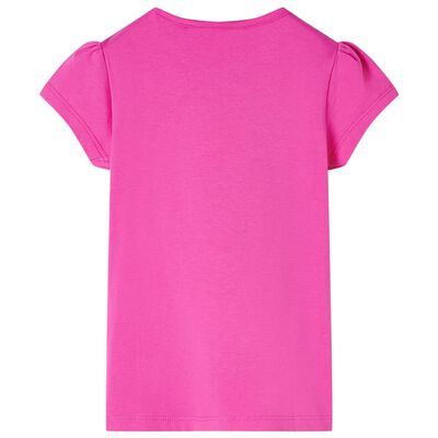 Μπλουζάκι Παιδικό με Πολύ Κοντά Μανίκια Σκούρο ροζ 92