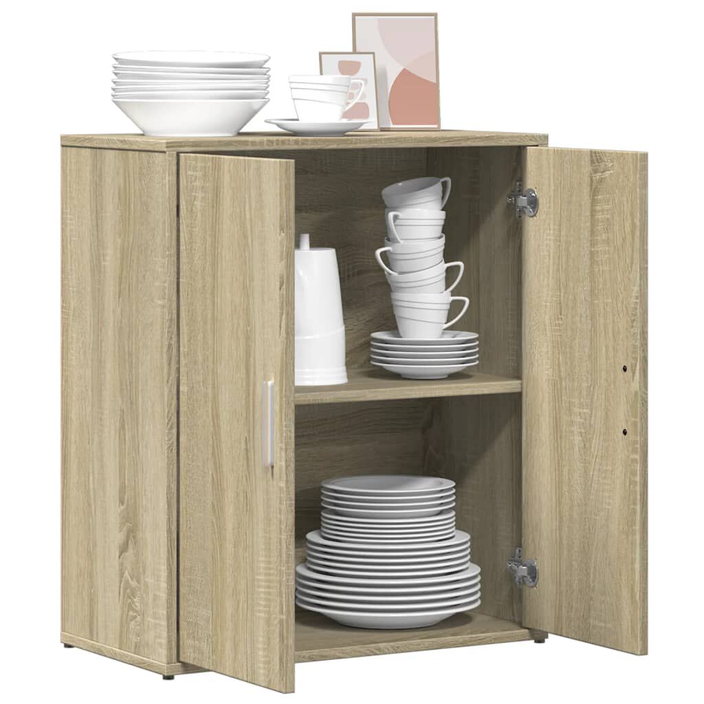 vidaXL Βοηθητικό Ντουλάπι Sonoma Δρυς 60x31x70 εκ. Επεξεργασμένο Ξύλο