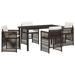 vidaXL &Sigma;έ&tau; &phi;&alpha;&gamma;&eta;&tau;&omicron;ύ &gamma;&iota;&alpha; &kappa;ή&pi;&omicron; 5 pcs &Kappa;&alpha;&phi;έ &Chi;ά&lambda;&upsilon;&beta;&alpha;&sigmaf; &mu;&epsilon; &epsilon;&pi;ί&sigma;&tau;&rho;&omega;&sigma;&eta; &pi;&omicron;ύ&delta;&rho;&alpha;&sigmaf;