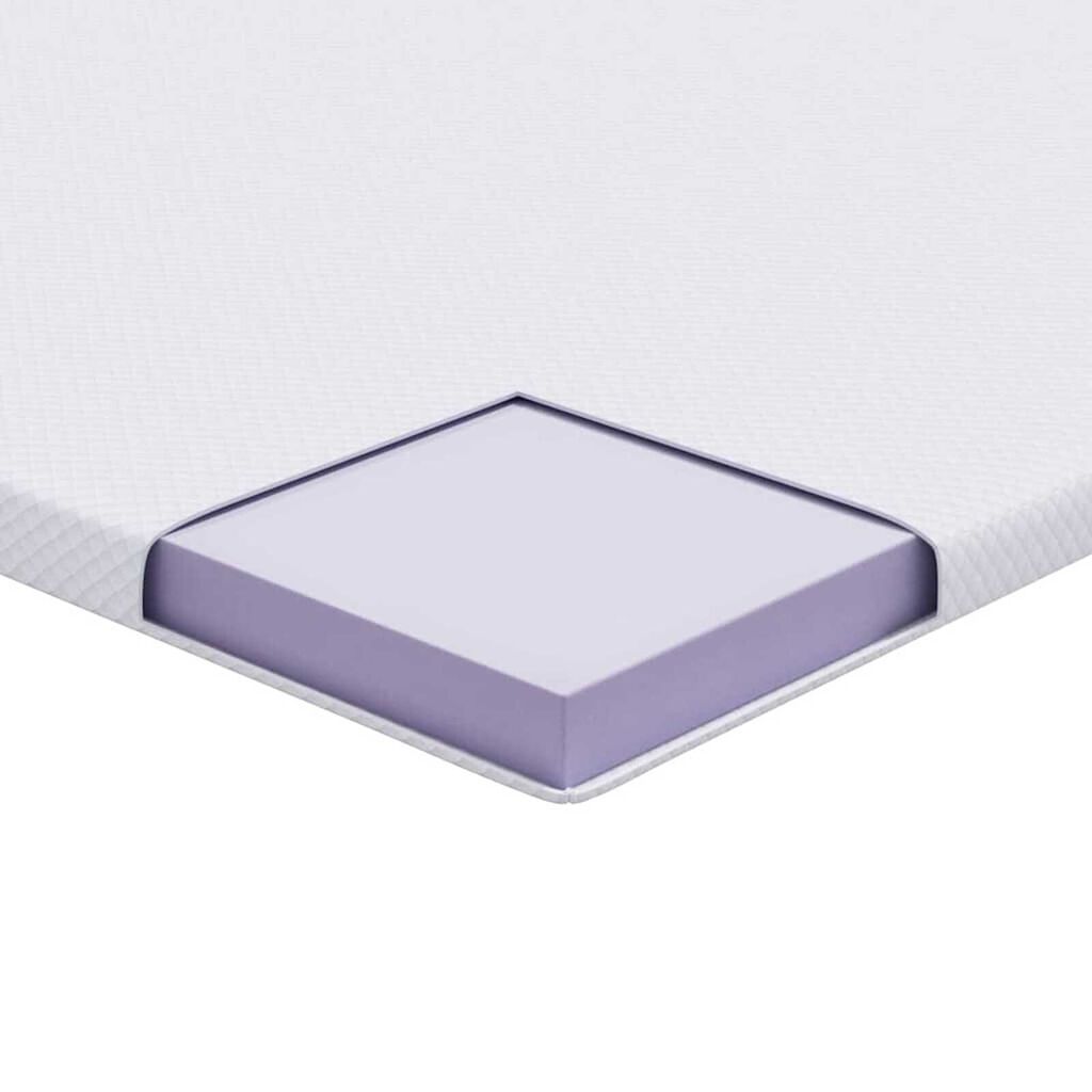 vidaXL Στρώματα Λευκό 70 x 200 cm 100% ύφασμα πολυεστέρα με τζακάρ