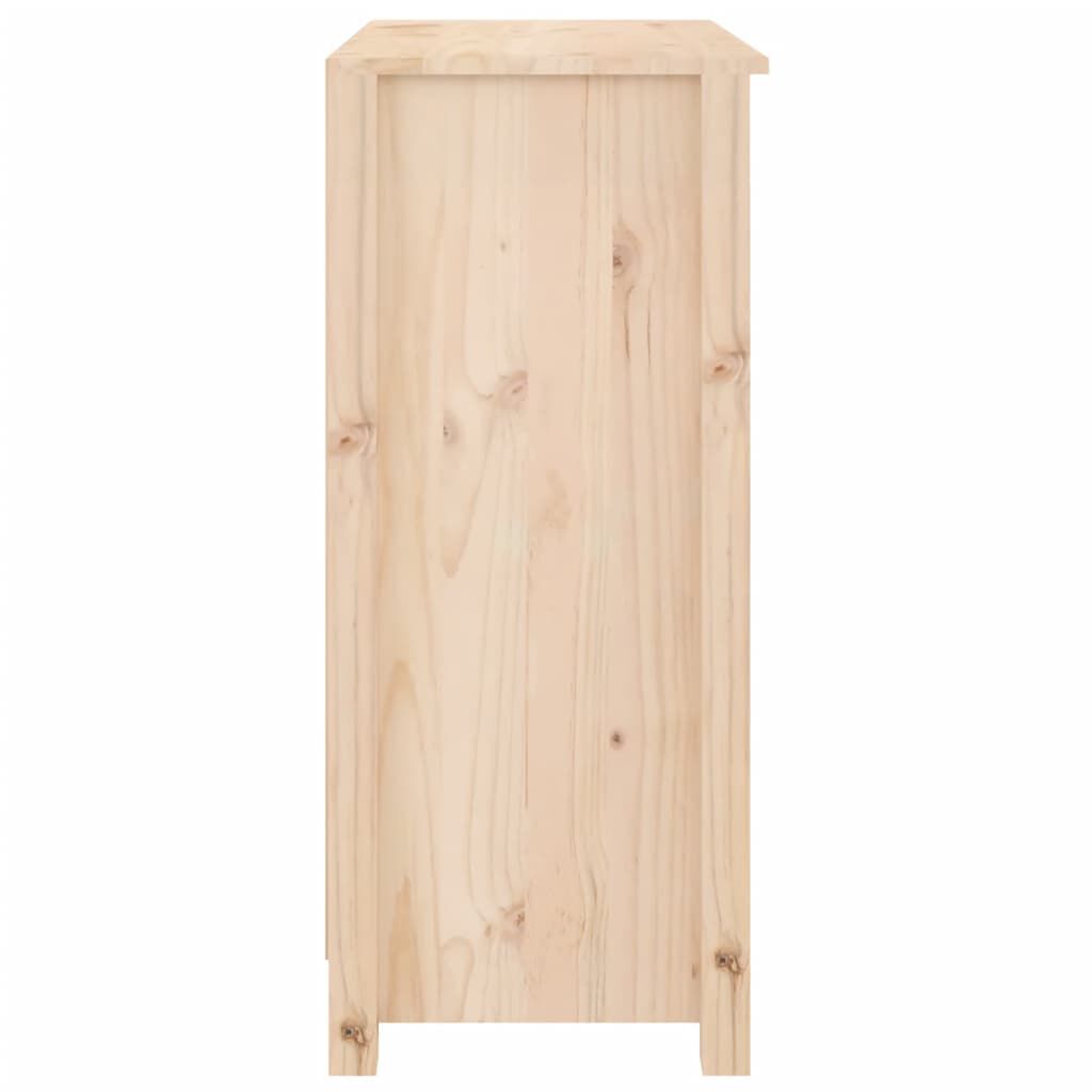 vidaXL Ντουλάπι 70 x 35 x 80 εκ. από Μασίφ Ξύλο Πεύκου