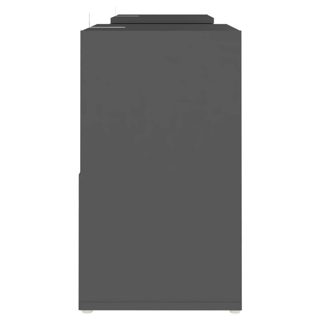 vidaXL Έπιπλο Τηλεόρασης Γκρι 104 x 30 x 52 εκ. από Επεξ. Ξύλο