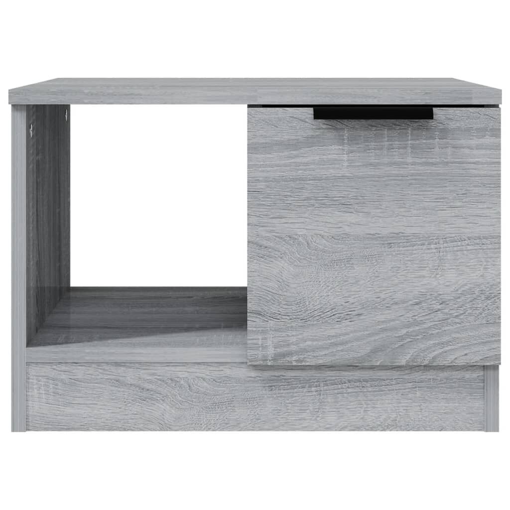 vidaXL Τραπεζάκι Σαλονιού Γκρι Sonoma 50x50x36 εκ. Επεξεργασμένο Ξύλο