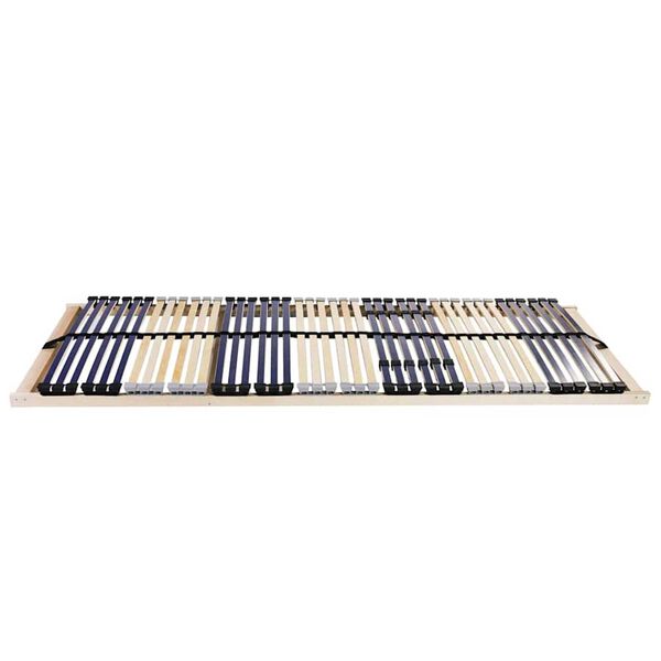 vidaXL Βάση κρεβατιού με λάμες Καφέ 70 x 190 cm Στερεό Ξύλο Μηλιάς