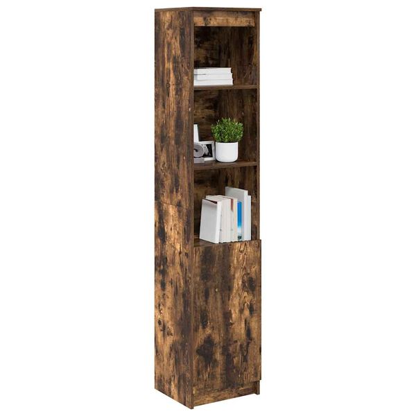vidaXL Ντουλάπα Καπνιστή δρυς 37,5x35x180 εκ. Επεξεργασμένο Ξύλο