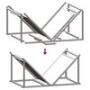 vidaXL Ράφι Καυσόξυλων Ανθρακί 70x43x34,5 εκ. Χάλυβας ψυχρής έλασης