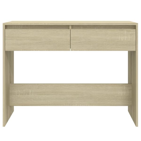 vidaXL Τραπέζι Κονσόλα Sonoma Δρυς 100x35x76,5 εκ. Επεξεργασμένο Ξύλο