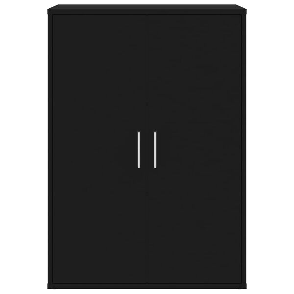 vidaXL Συρταριέρα Μαύρη 60 x 31 x 84 εκ. από Επεξεργασμένο Ξύλο