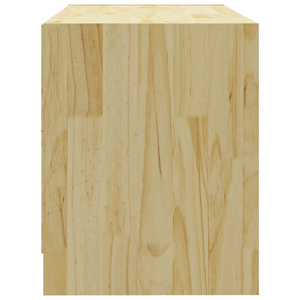 vidaXL Έπιπλο Τηλεόρασης 80 x 31 x 39 εκ. από Μασίφ Ξύλο Πεύκου