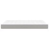vidaXL Στρώμα με Pocket Springs Ανοιχτό Γκρι 140x200x20 εκ. Υφασμάτινο