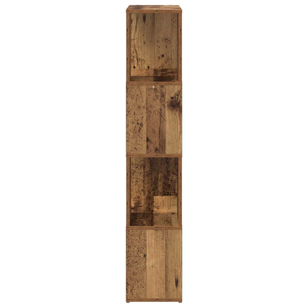 vidaXL Μονάδα Αποθήκευσης Παλαιό ξύλο MDF 60 x 24 x 124 εκ.
