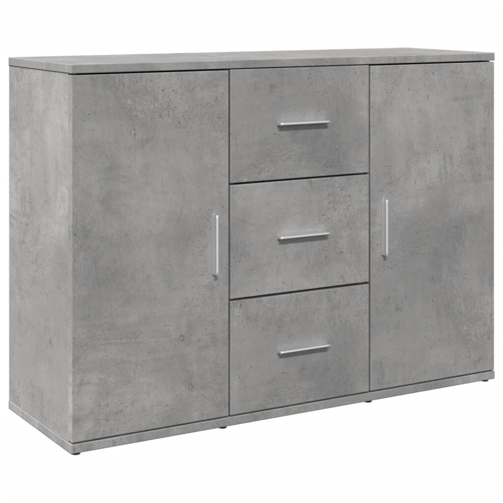 vidaXL Ντουλάπι Γκρι Σκυροδέματος 90,5x29,5x65 εκ. Επεξεργασμένο Ξύλο