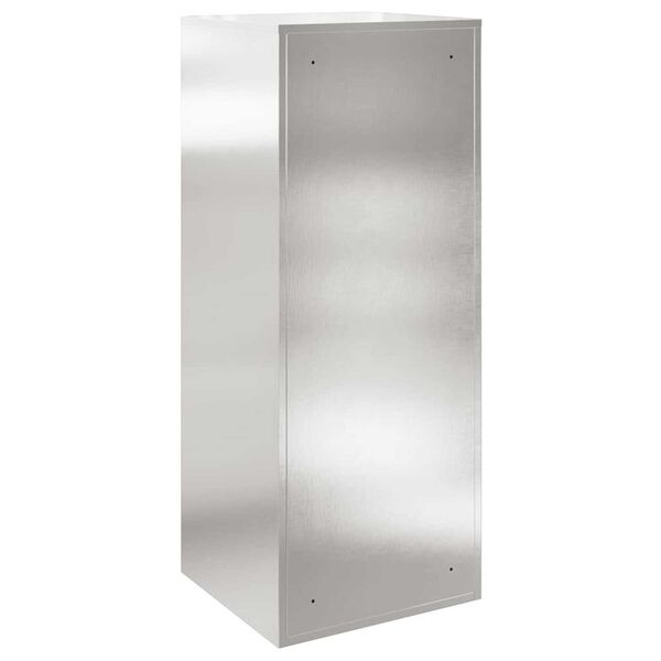 vidaXL Θυρίδα Πακέτων Μαύρο 41 x 38 x 103 εκ Ανοξείδωτο ατσάλι