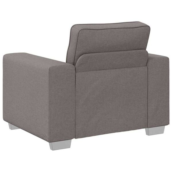 vidaXL Καναπές με μαξιλάρι Taupe 100 x 77 x 82 εκ ύφασμα