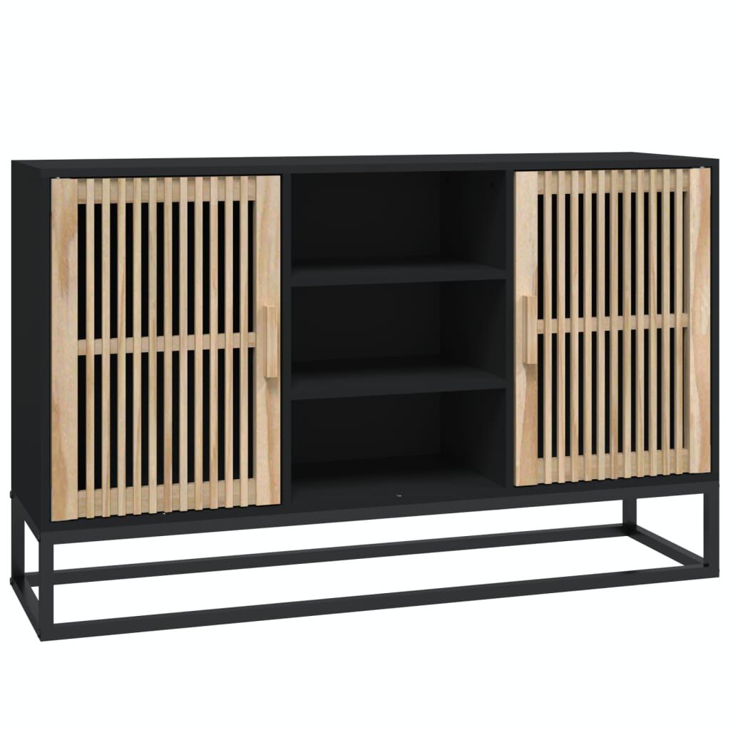 vidaXL Μπουφές Μαύρος 105 x 30 x 65 εκ. από Επεξεργασμένο Ξύλο