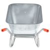 vidaXL Καροτσάκι 90 L 150 kg από γαλβανισμένο χάλυβα πλαστικό