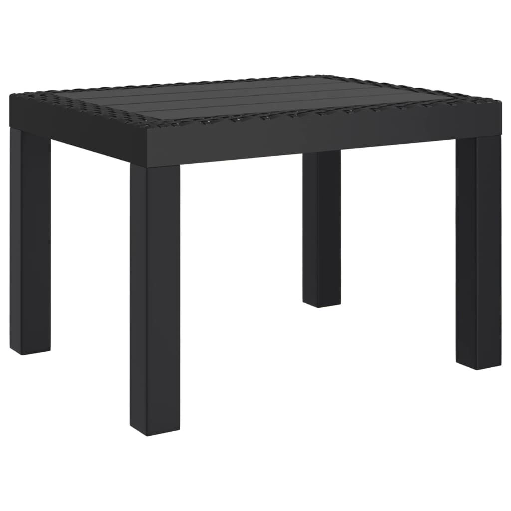 vidaXL Τραπέζι Κήπου Ανθρακί 59 x 47 x 40 εκ. Πολυπροπυλένιο