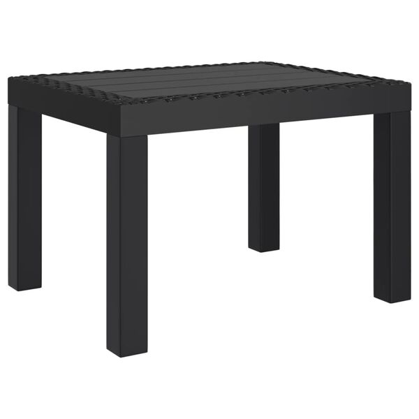 vidaXL Τραπέζι Κήπου Ανθρακί 59 x 47 x 40 εκ. Πολυπροπυλένιο