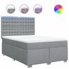 vidaXL &Kappa;&rho;&epsilon;&beta;ά&tau;&iota; Boxspring &mu;&epsilon; &Sigma;&tau;&rho;ώ&mu;&alpha; &Alpha;&nu;. &Pi;&rho;ά&sigma;&iota;&nu;&omicron; 160x200&epsilon;&kappa; &Upsilon;&phi;&alpha;&sigma;&mu;ά&tau;&iota;&nu;&omicron;