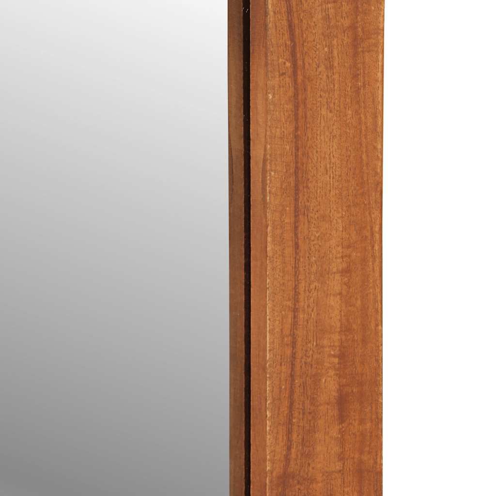 vidaXL Καθρέπτης τοίχου με συρτάρια 60x33x90 cm Στερεό ξύλο ακακίας