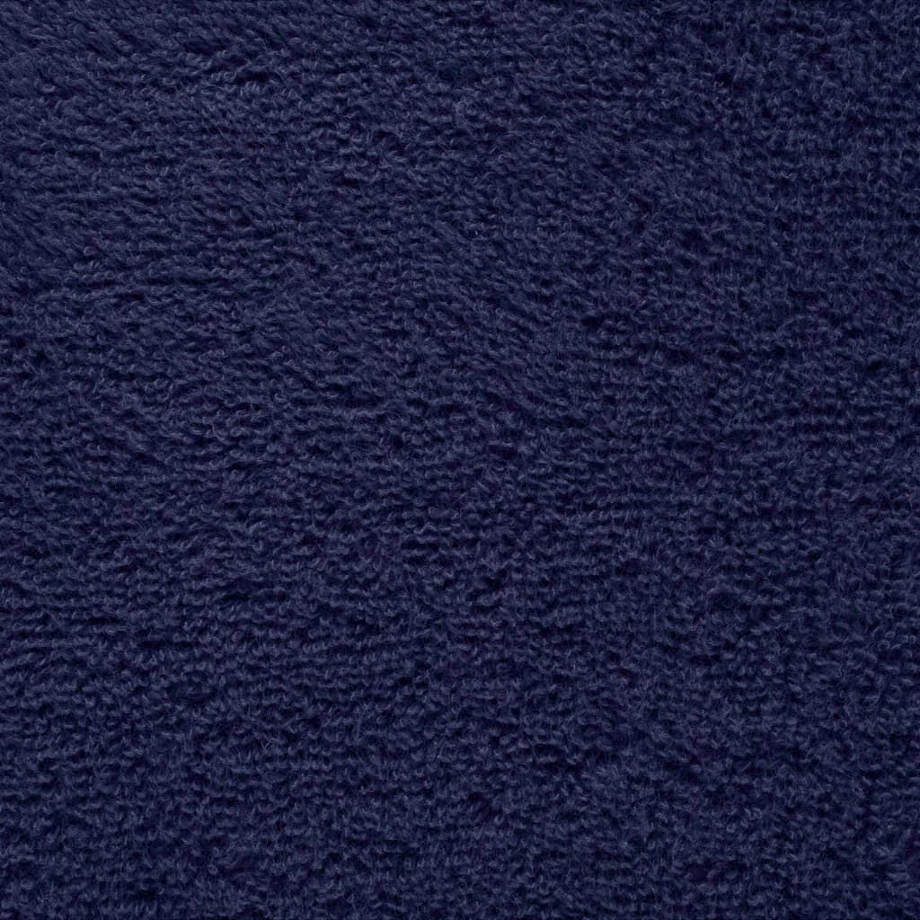 vidaXL Πετσέτες Μπάνιου Premium SOLUND 10 Τεμ Μπλε 70x140εκ 600γρ/μ²