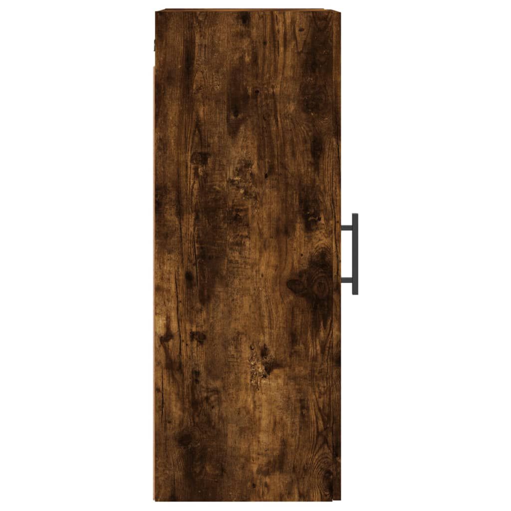 vidaXL Ντουλάπι Τοίχου Καπνιστή Δρυς 34,5 x 34 x 90 εκ.