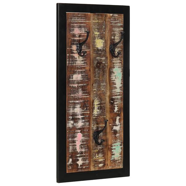 vidaXL Ράφι για παλτά Πολύχρωμο 40x2x80 cm Ξύλο μασίφ αναγεννημένο