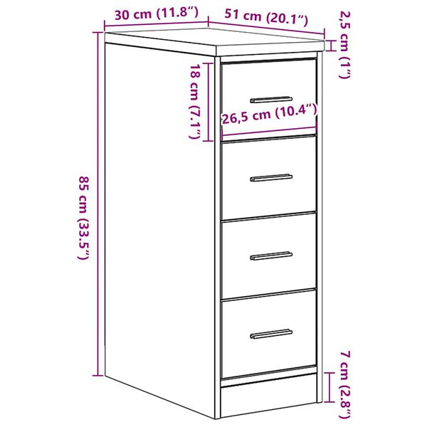 vidaXL ντουλάπι αποθήκευσης γκαράζ 30x51x85 εκ μασίφ ξύλο πεύκο