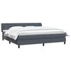 vidaXL Box Spring &Kappa;&rho;&epsilon;&beta;ά&tau;&iota; &mu;&epsilon; &sigma;&tau;&rho;ώ&mu;&alpha;&tau;&alpha; &Sigma;&kappa;&omicron;ύ&rho;&omicron; &gamma;&kappa;&rho;&iota; 180x210 cm Velvet