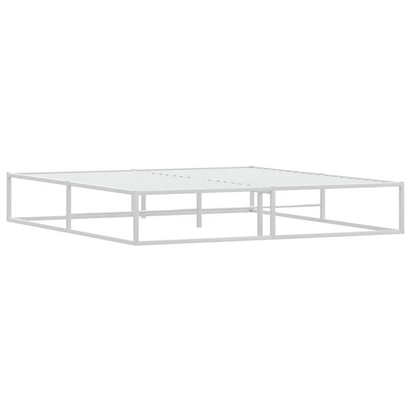 vidaXL &Pi;&lambda;&alpha;ί&sigma;&iota;&omicron; &kappa;&rho;&epsilon;&beta;&alpha;&tau;&iota;&omicron;ύ &chi;&omega;&rho;ί&sigmaf; &sigma;&tau;&rho;ώ&mu;&alpha; &Lambda;&epsilon;&upsilon;&kappa;ό 180x200 cm &Mu;&epsilon;&tau;&alpha;&lambda;&lambda;&iota;&kappa;ό